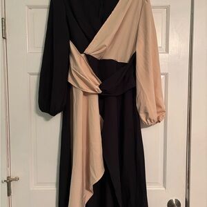 Black and Cream Women's Dress